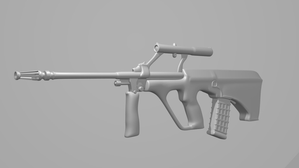 high poly AUG styer preview image 1
